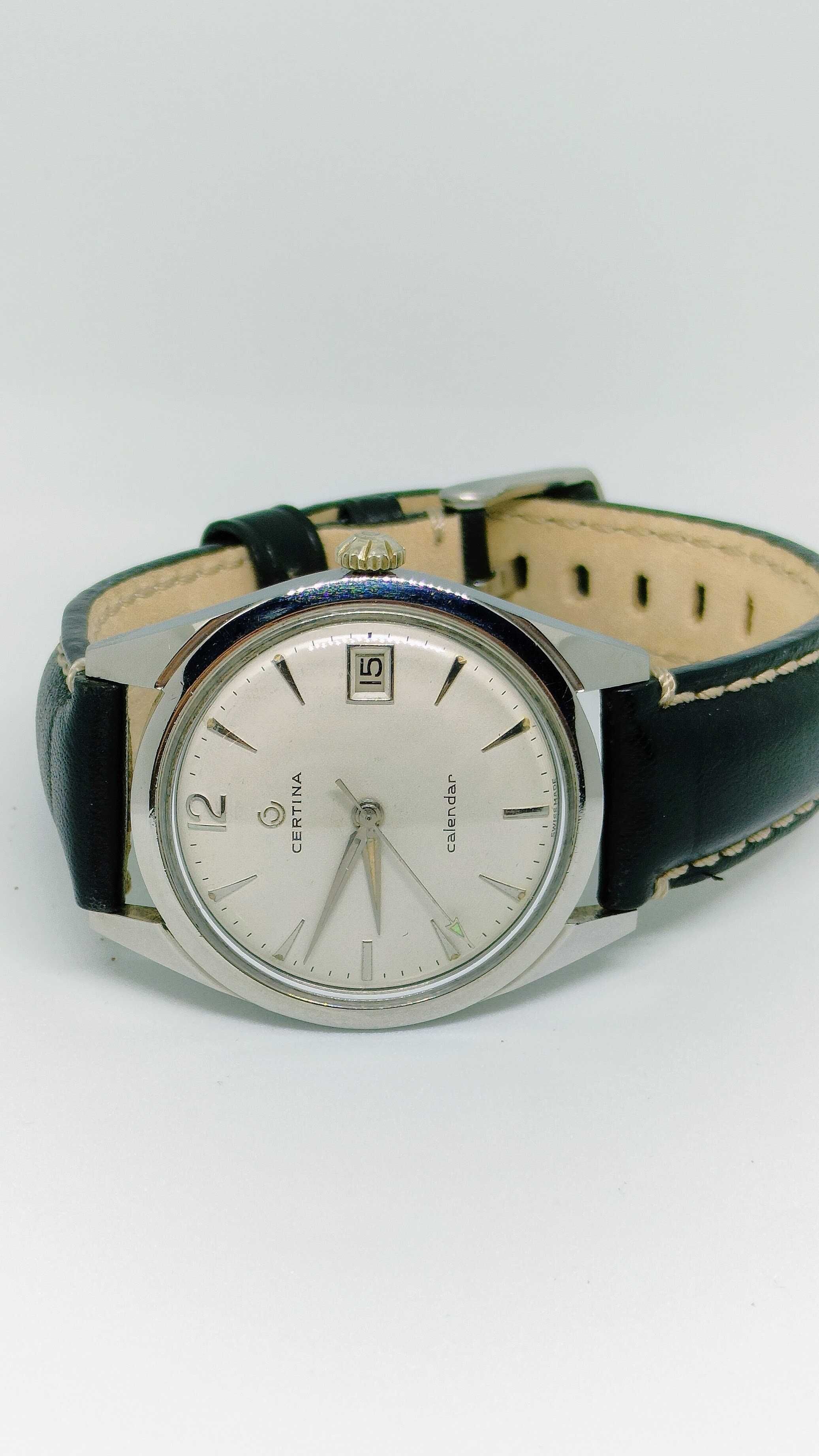 коллекционные швейцарские Certina Calendar (механика) часы как omega