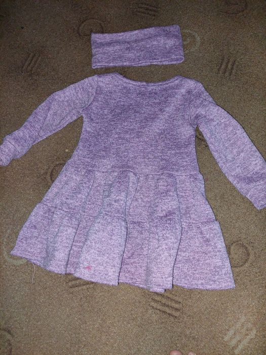 Тепле плаття 86 розмір та повязка