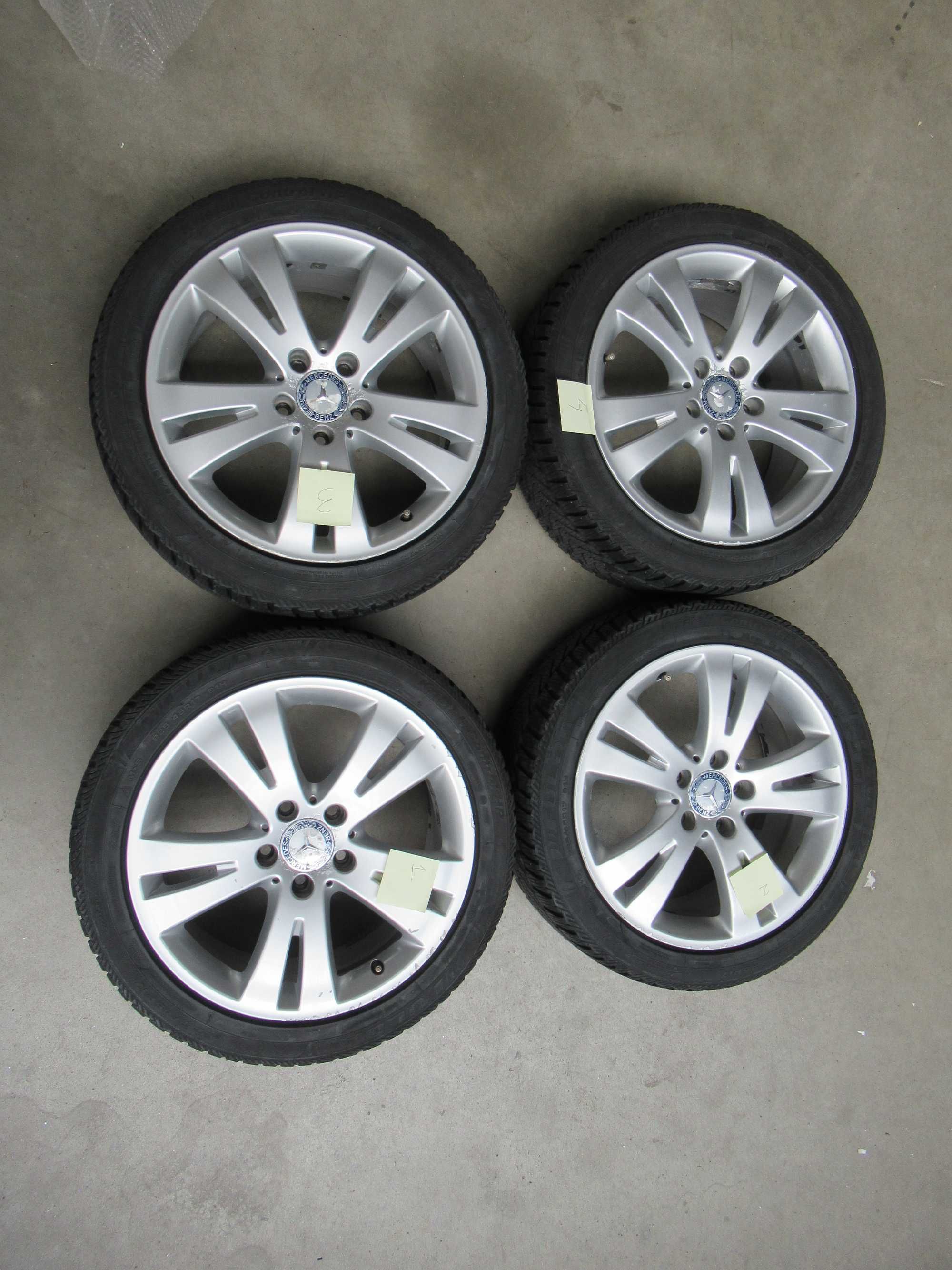 koła Mercedesa 17" z oponami 225/45 R17