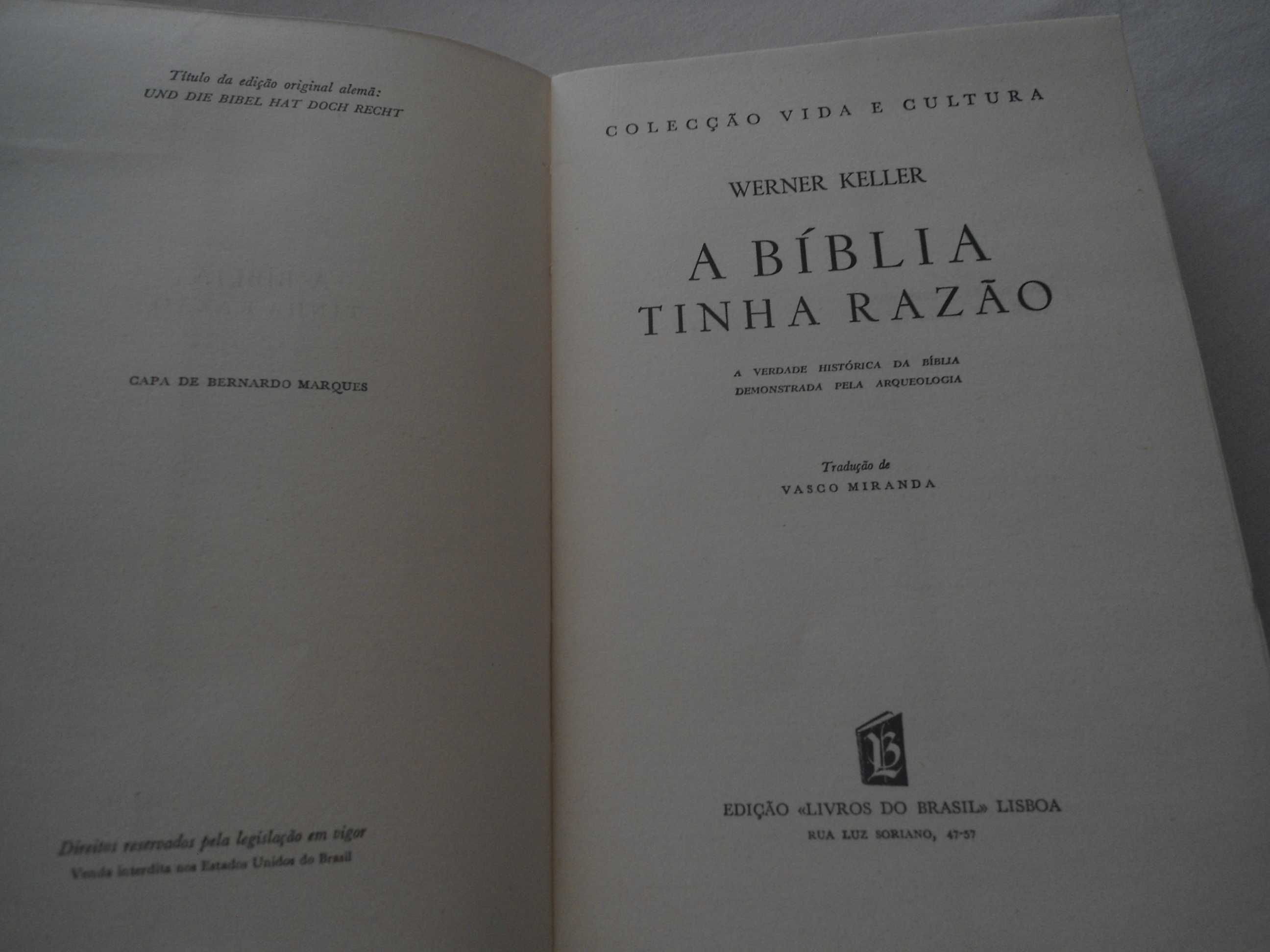 A Bíblia tinha razão por Werner Keller