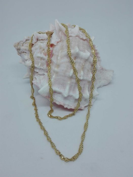 Złoty łańcuszek wzór singapur złoto 585 długość 60cm