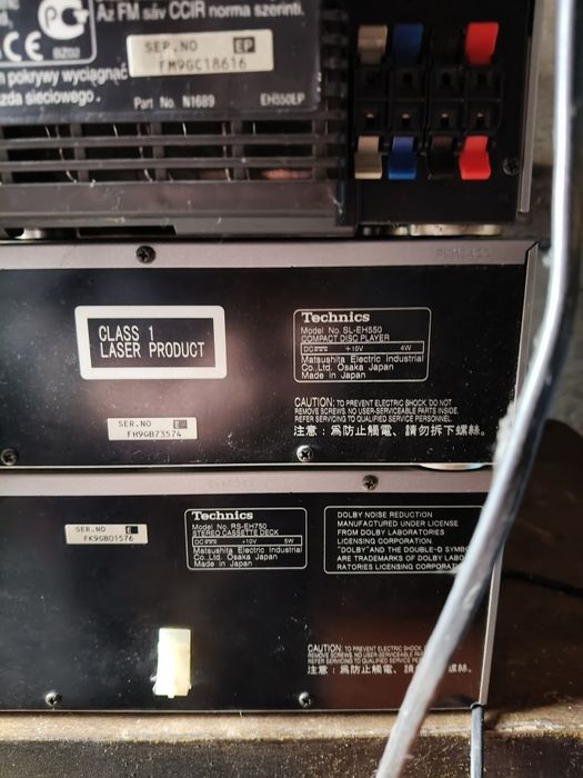Wieża Technics Wzmacniacz radio kaseta amplituner