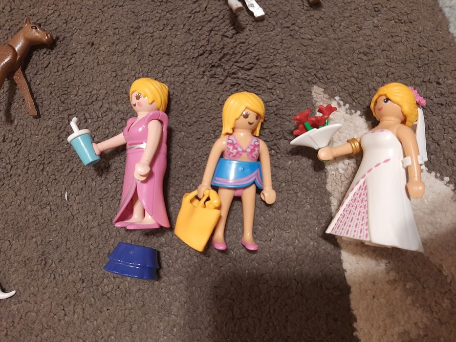 4 figurki lego playmobil