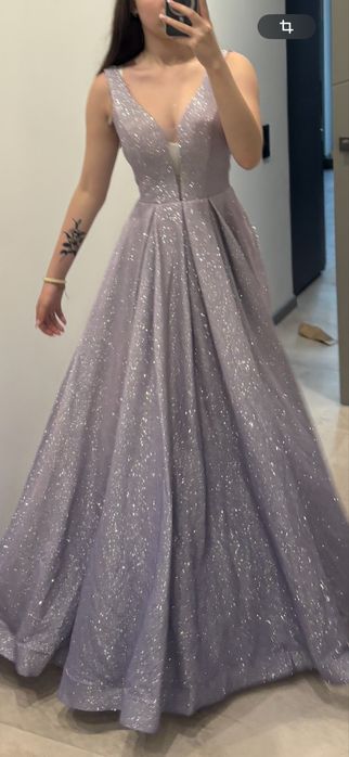 Сукня вечірня блискуча S