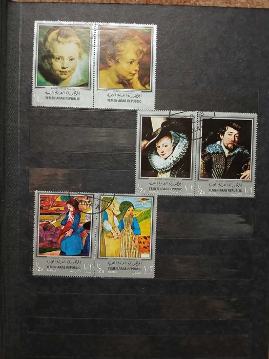 PRL zagranica znaczki pocztowe