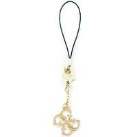 Guess Zawieszka Gucpm4Gid Phone Strap 4G Glitter Charm