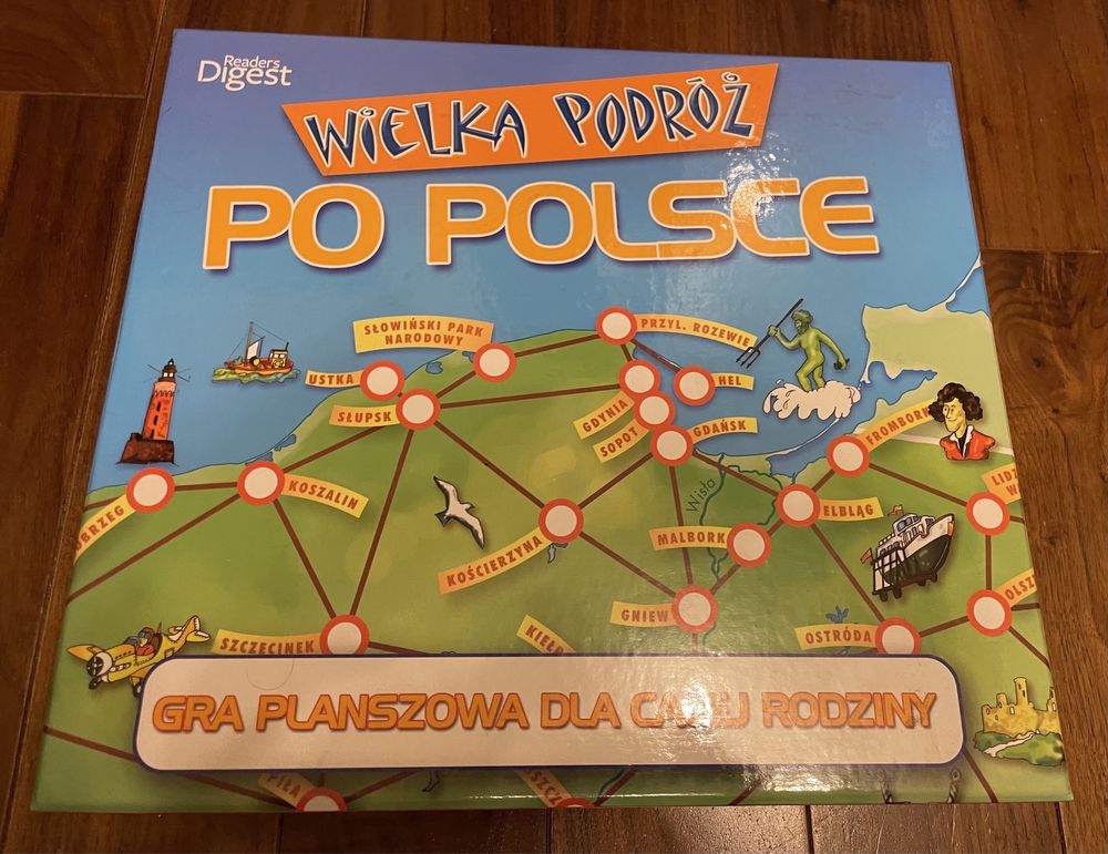 Gra planszowa Wielka Podróż po Polsce