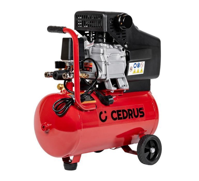 Cedrus Km24-1T Sprężarka Tłokowa Kompresor Tłokowy Olejowy 24L
