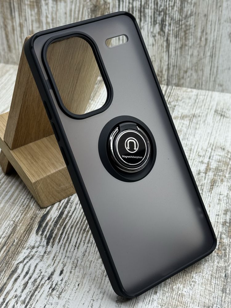 Чехол противоударный Xiaomi Redmi Note 13 Pro Plus 5G  Магнит. Кольцо.