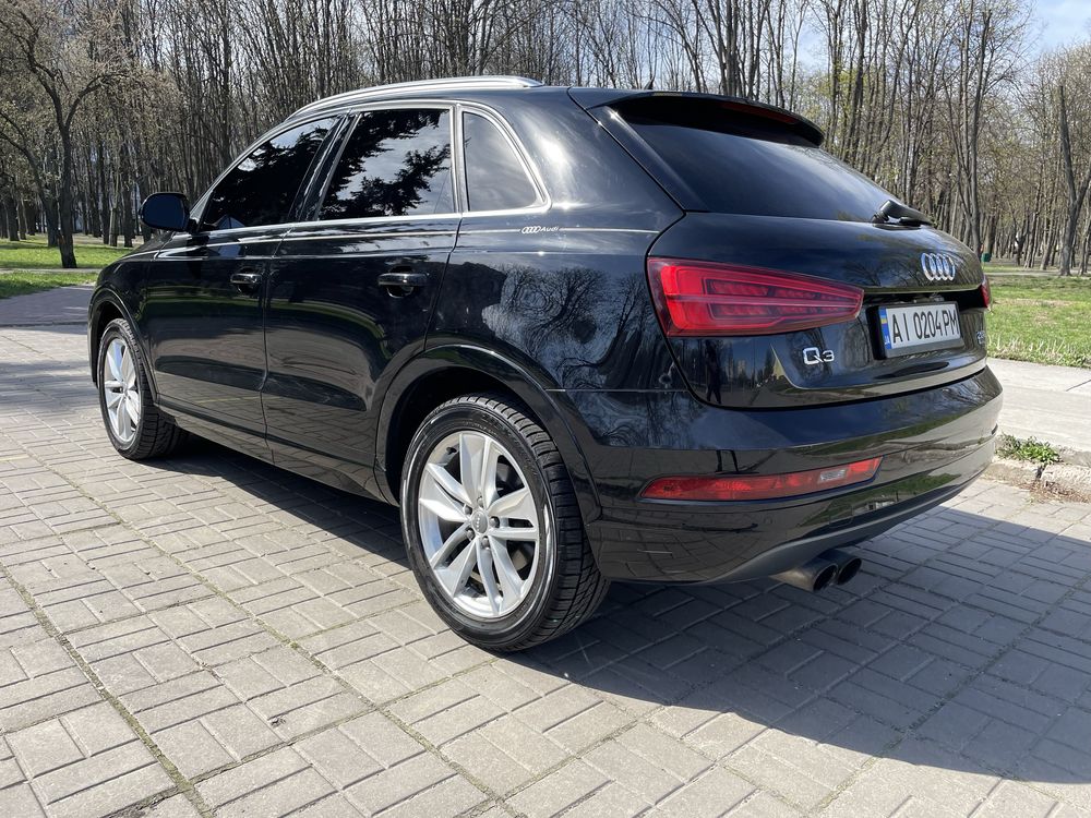 Audi Q3 Premium Plus 2016 Black 2.0l Без дтп, целый