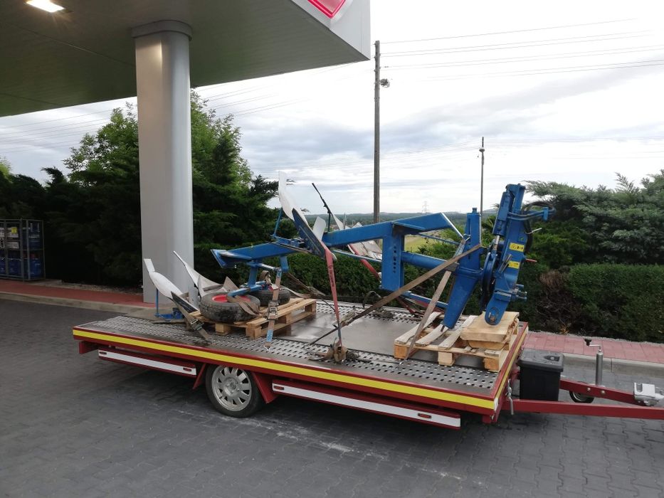 Wynajem lawety laweta przyczepka platforma na quad transport  kat b
