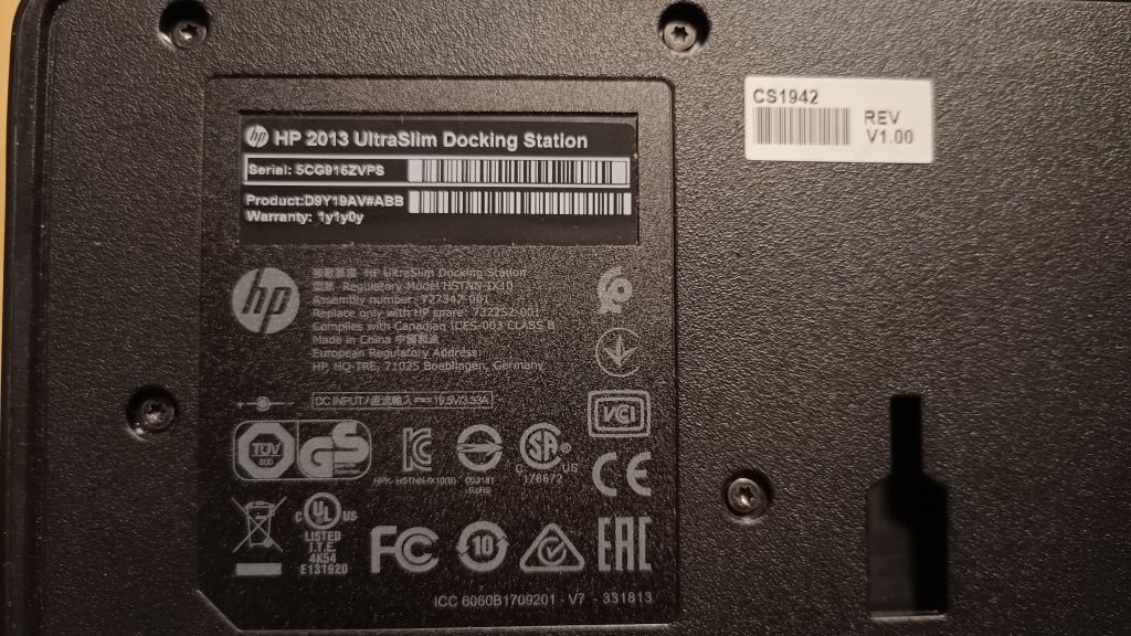Stacja dokująca HP 2013 UltraSlim Docking Station