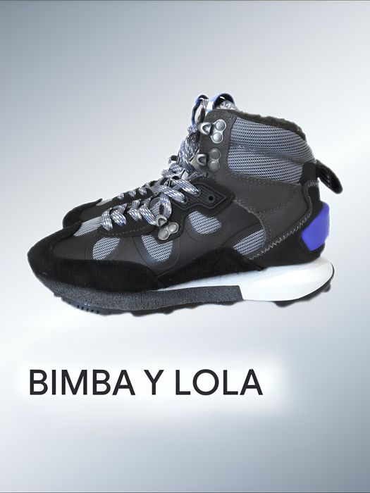 BIMBA Y LOLA втеплені кросівки хайтопи ,натуральна шкіра