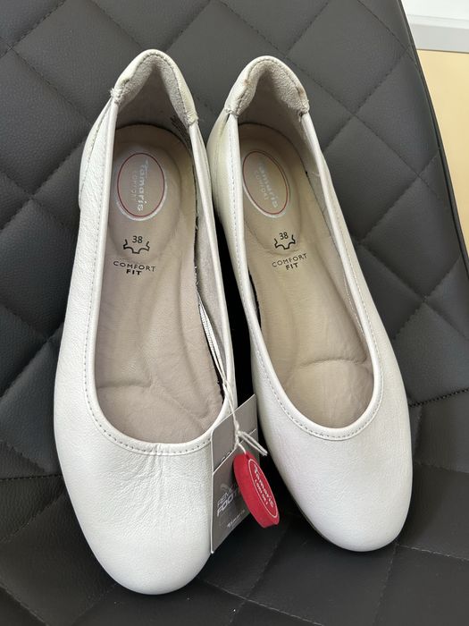 Балетки туфлі шкіряні Tamaris