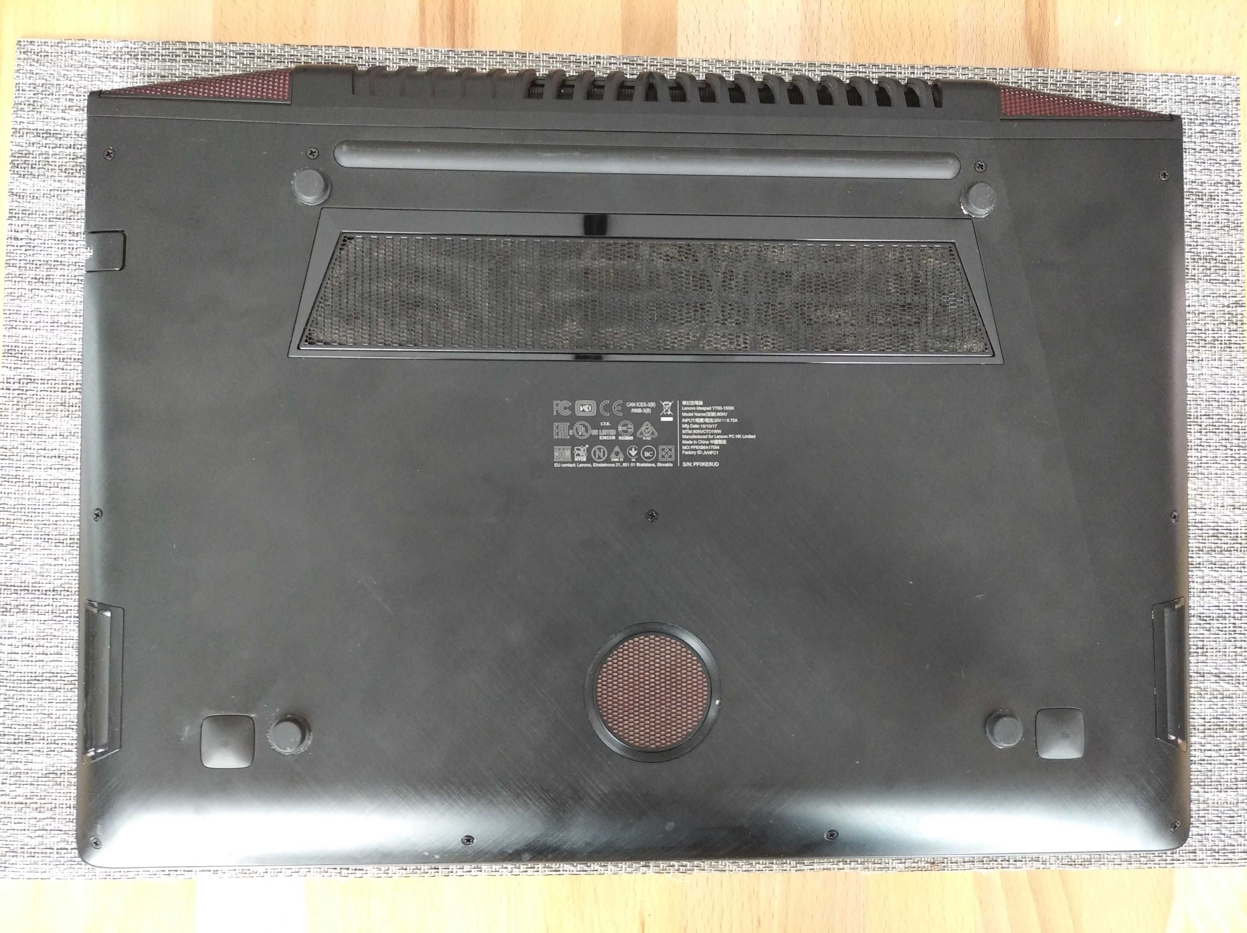 Laptop do gier Lenovo Y700-15ISK intel i7 Geforce 960M Forza Horizon 5