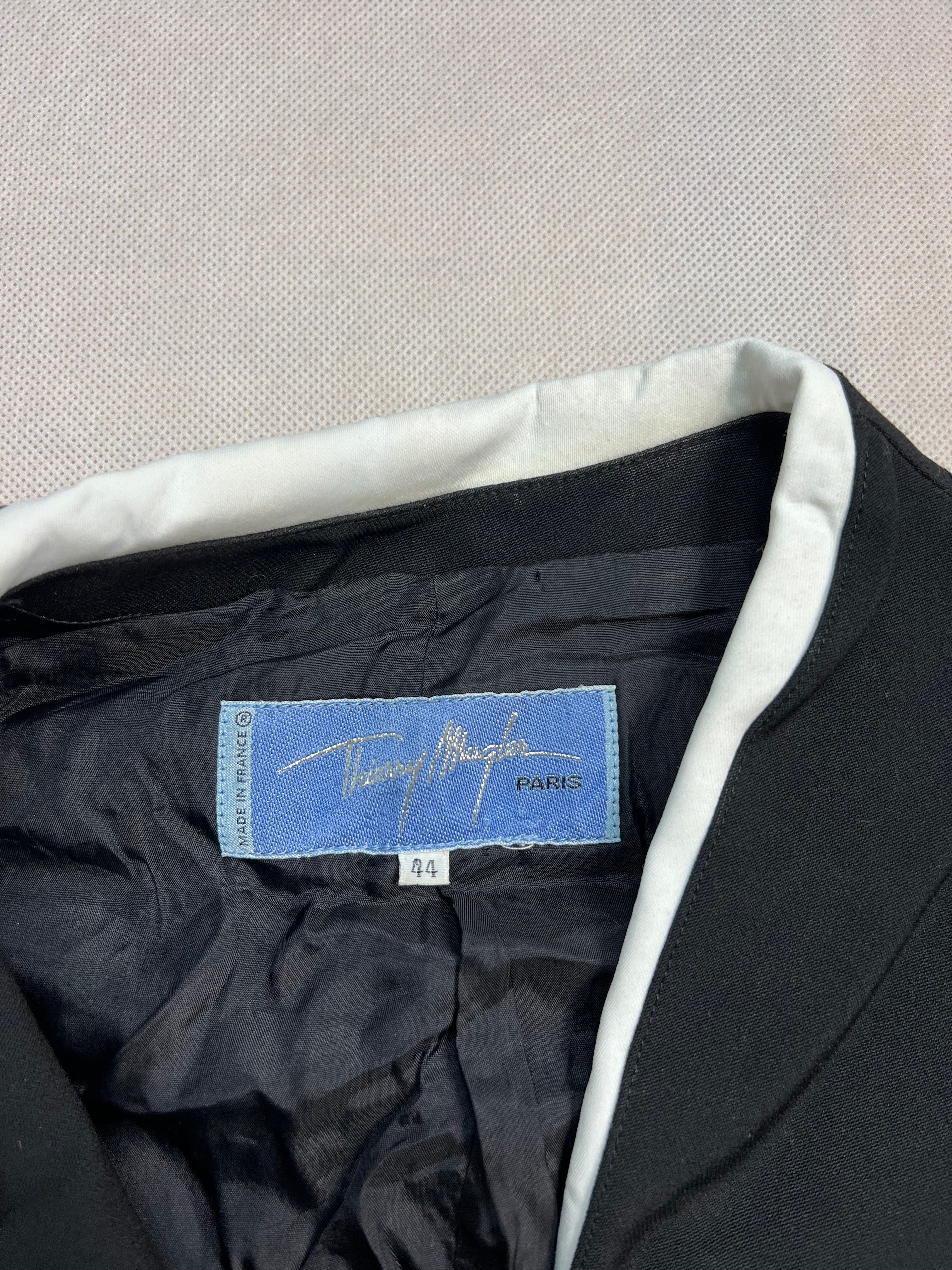Marynarka Thierry Mugler 100% Worsted Wool Vintage 90’s Taliowana