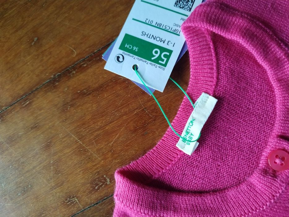 Conjunto roupa bebé menina 1/3 meses NOVO