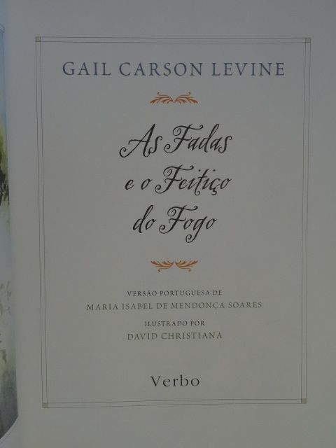 As Fadas e o Feitiço do Fogo de Gail Carson Levine