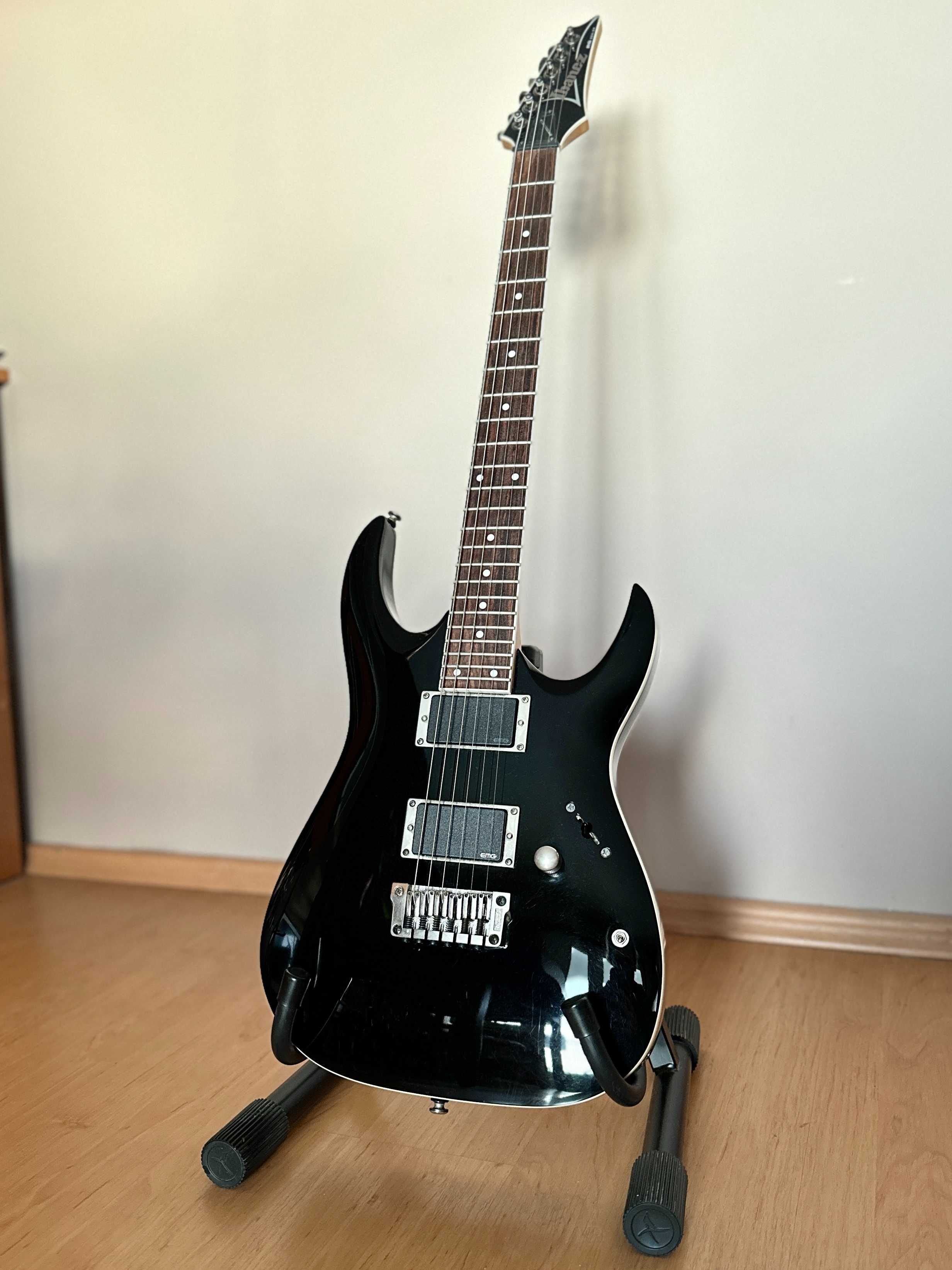 Ibanez RGA42 Bk + EMG 60/81 - gitara elektryczna