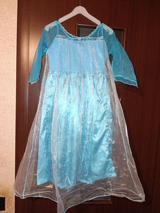 Карнавальний костюм сукня плаття ельза крижане серце 122 128 см зріст