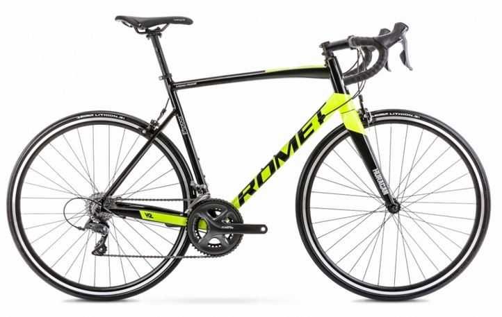 Romet Huragan 2 czarno-limonkowy NOWY rozm. XL 2021