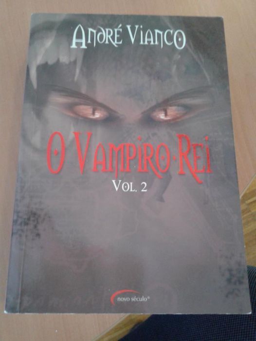 O vampiro rei livro em bom estado