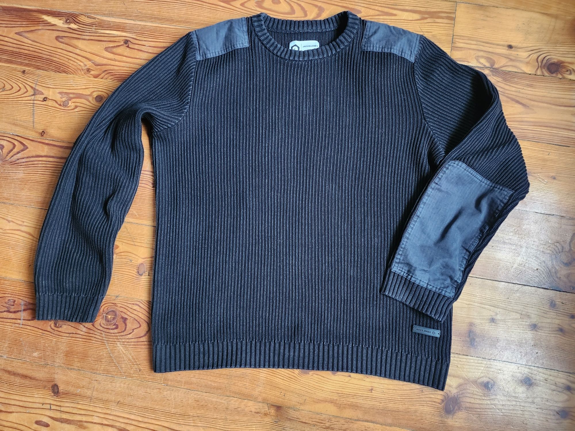 Sweter męski czarny Jack & Jones r. XL