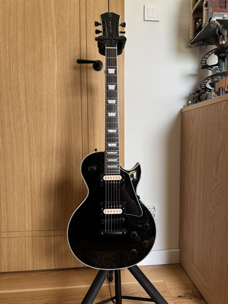 Larry carlton l7 full black z fishman pickups i osprzetem gotoha, wawa