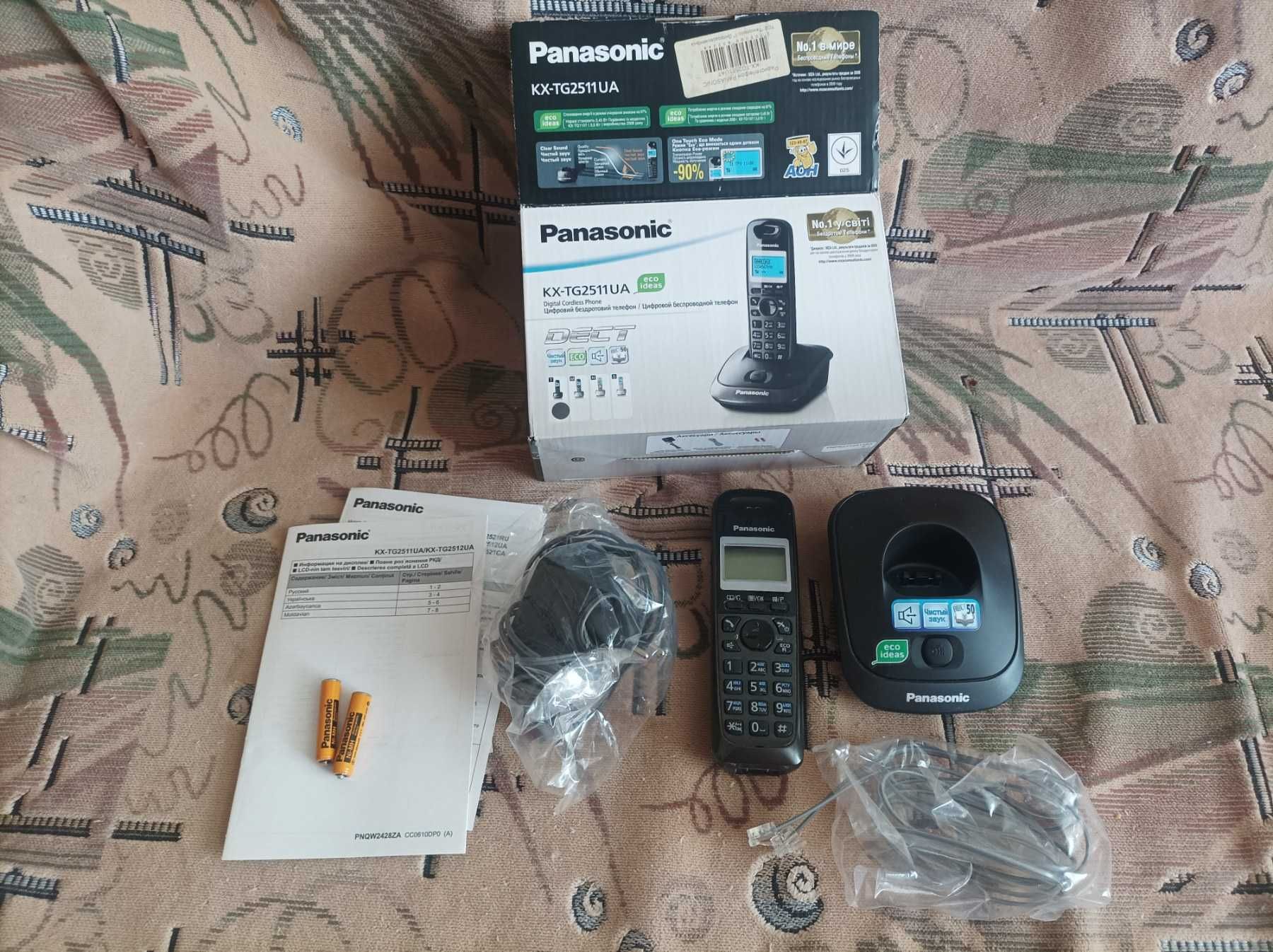 Радиотелефон "SENAO SN-258"  Panasonic KX-TG2511   Komtel