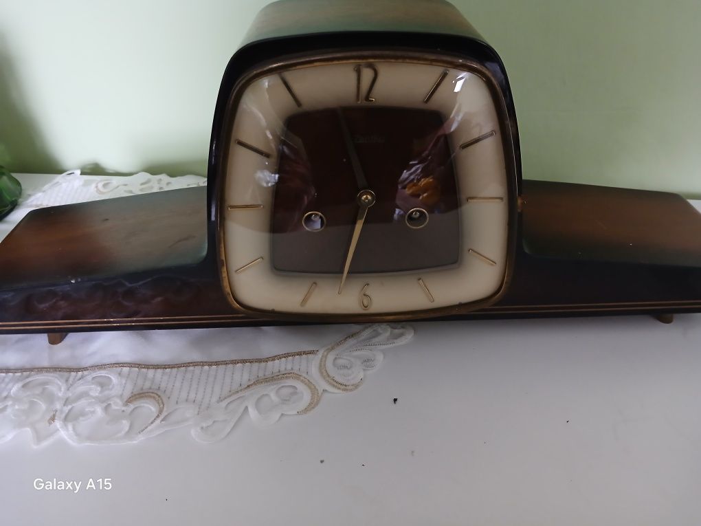 Zegar kominkowy niemcy antyk kolekcjonerski vintage #anytk