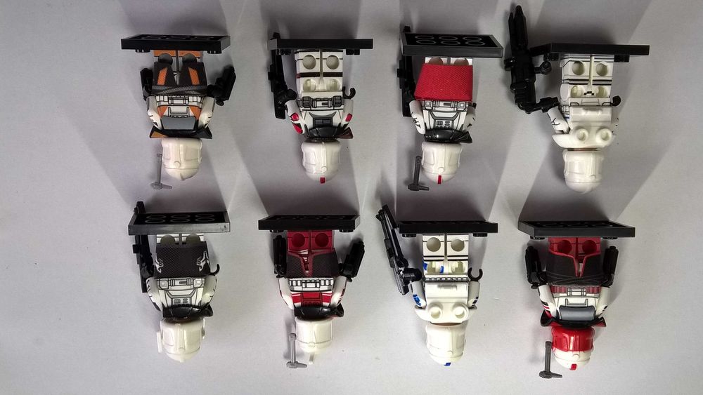 8 Figurek Star Wars różnego rodzaju kompatybilne z Lego