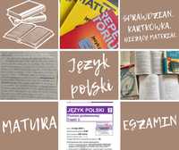 Korepetycje z języka polskiego-matura, egzamin, lekcje.
