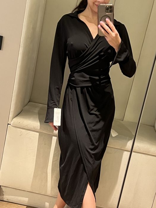 NEW COLLECTION sukienka czarna wizytowa r. M