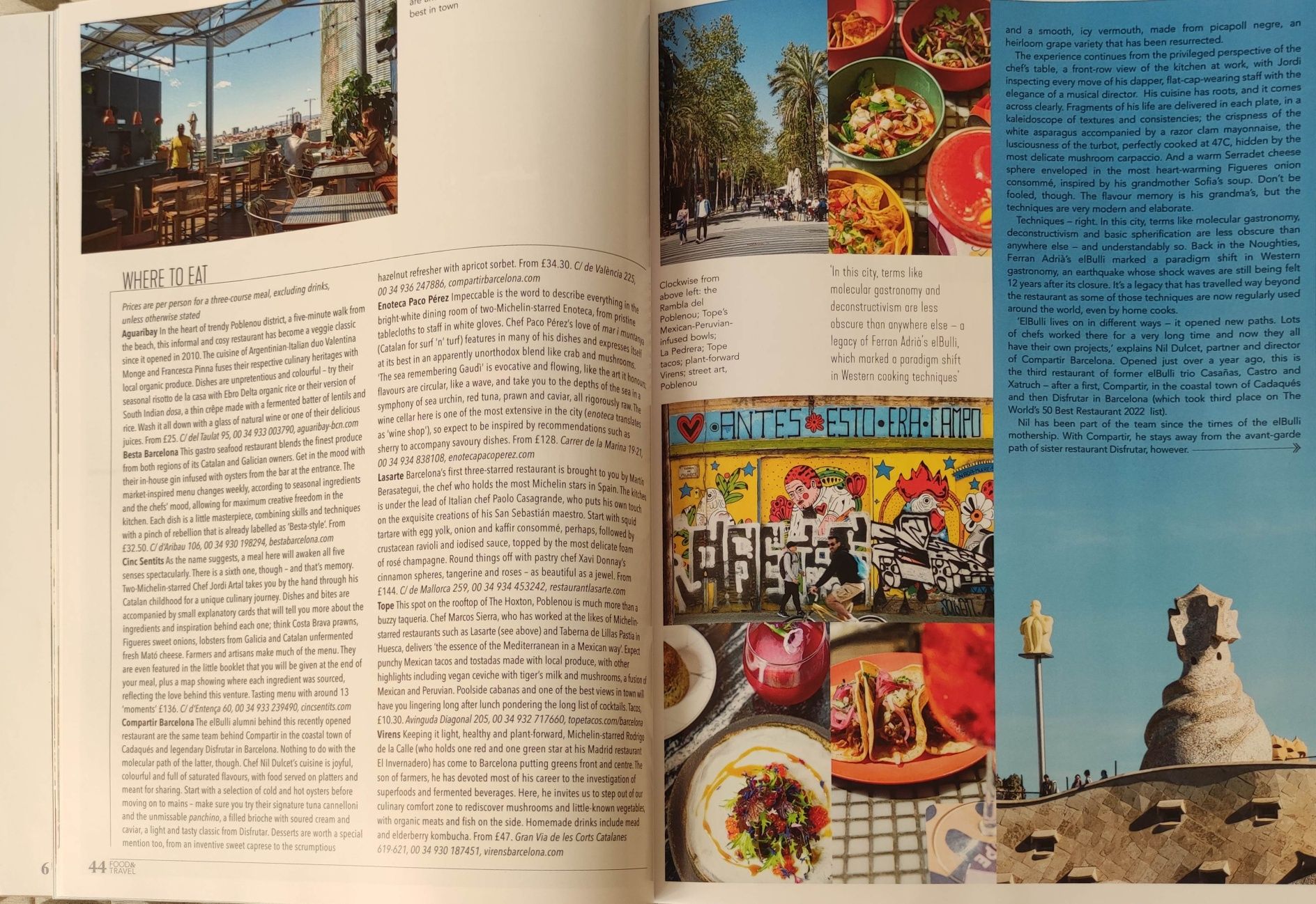 Magazyn Food And Travel [GB] 10/2023 kulinaria, podróże, piękne zdjęci