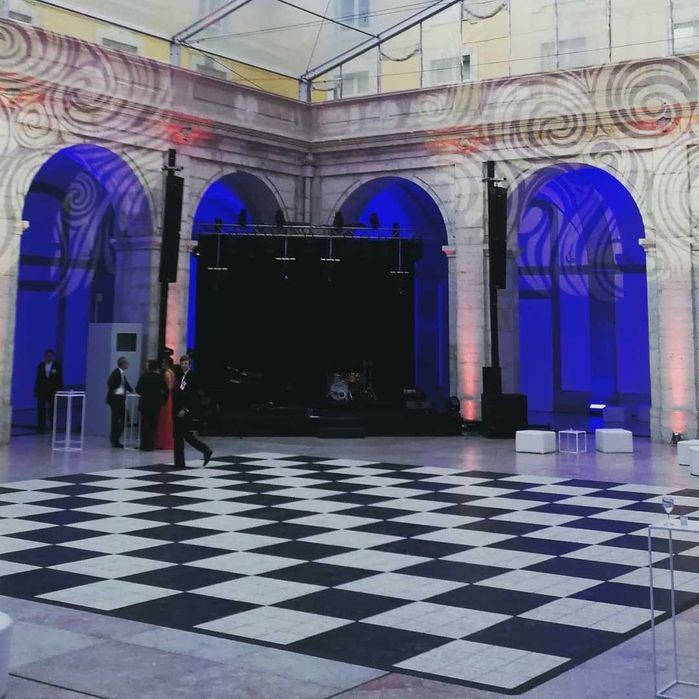 Pistas de Led pistas de dança som e iluminação