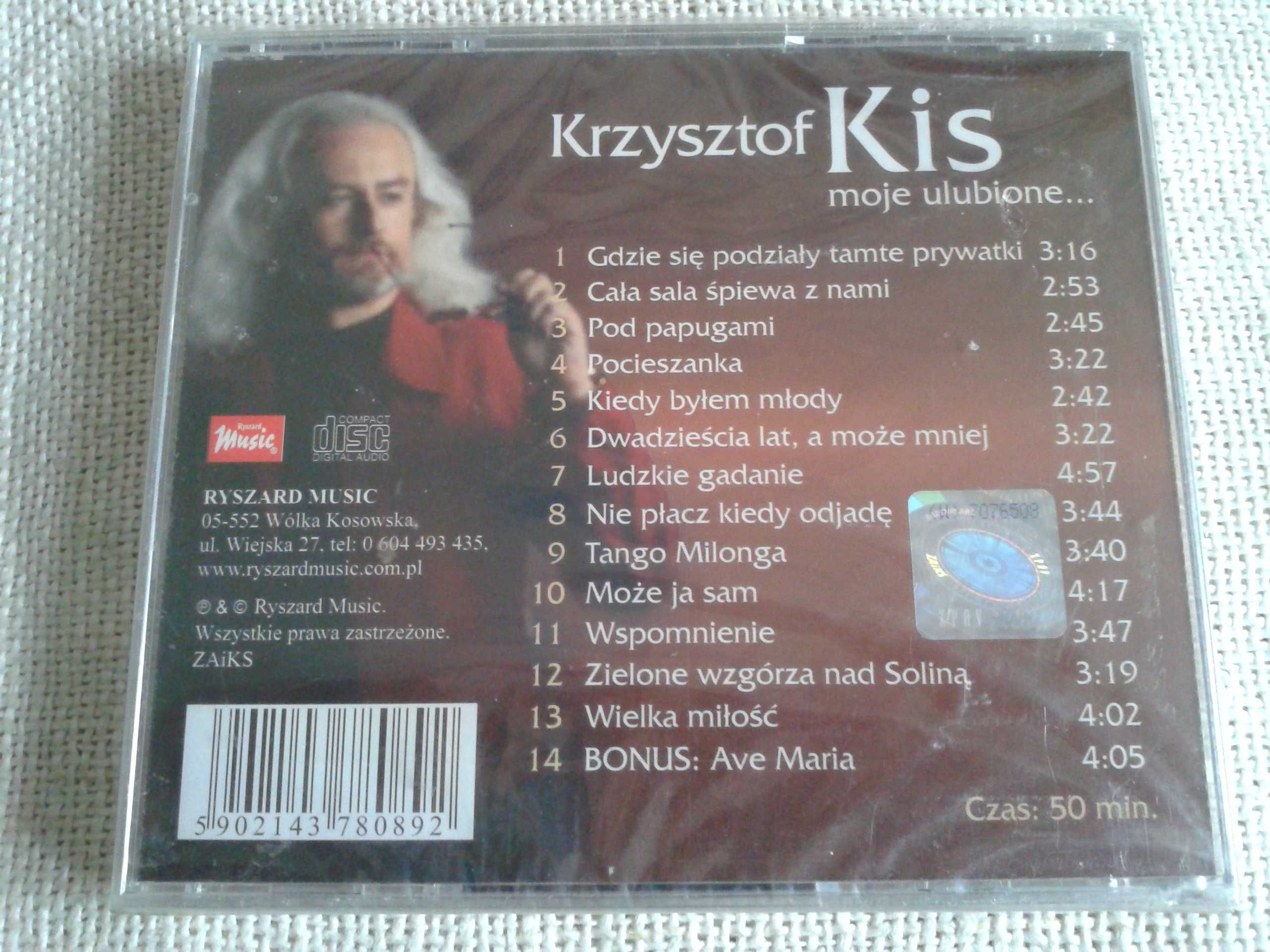 Krzysztof Kis - Moje Ulubione  CD