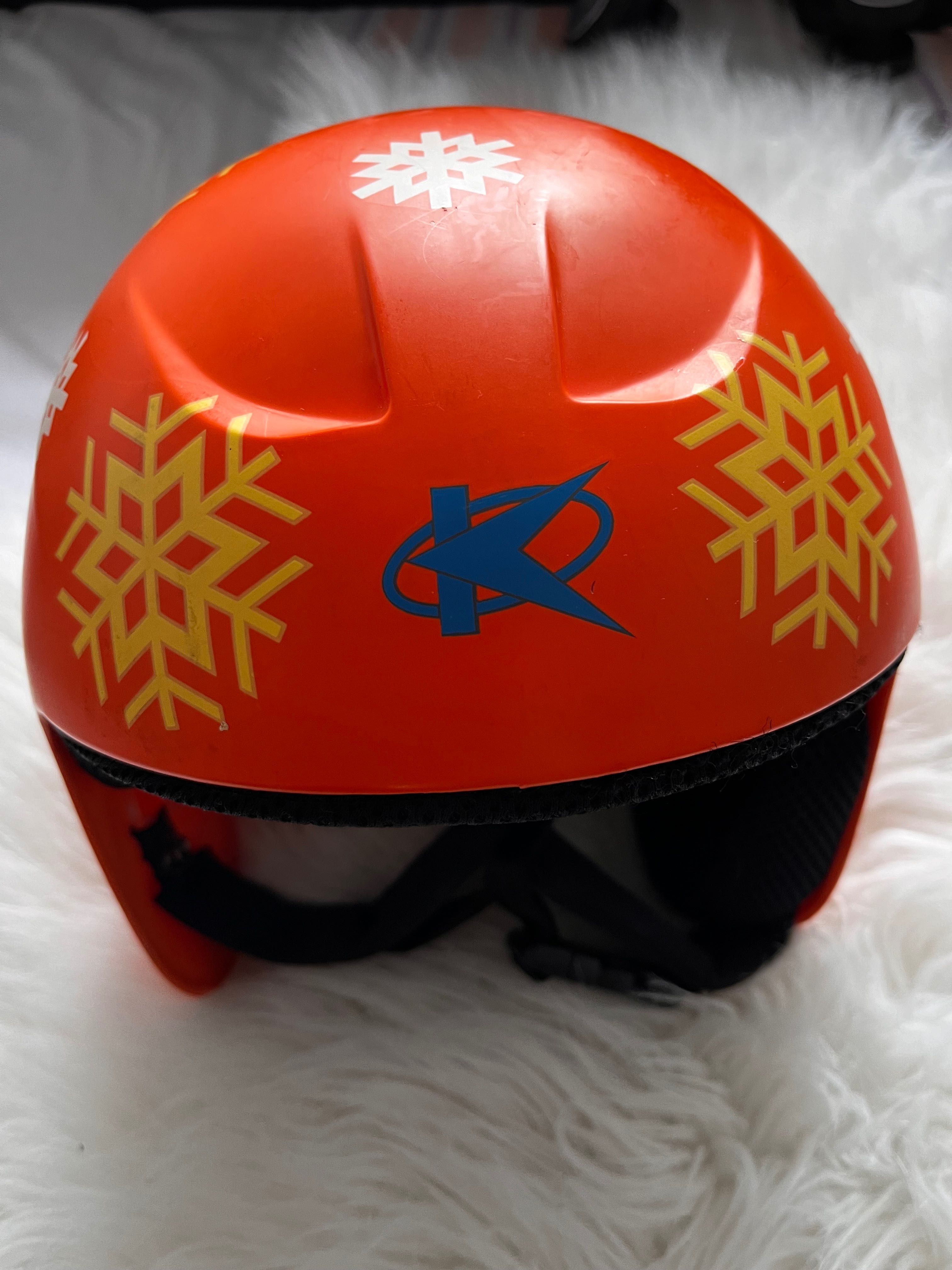 Kask na narty z goglami rozm. XS 53-54cm