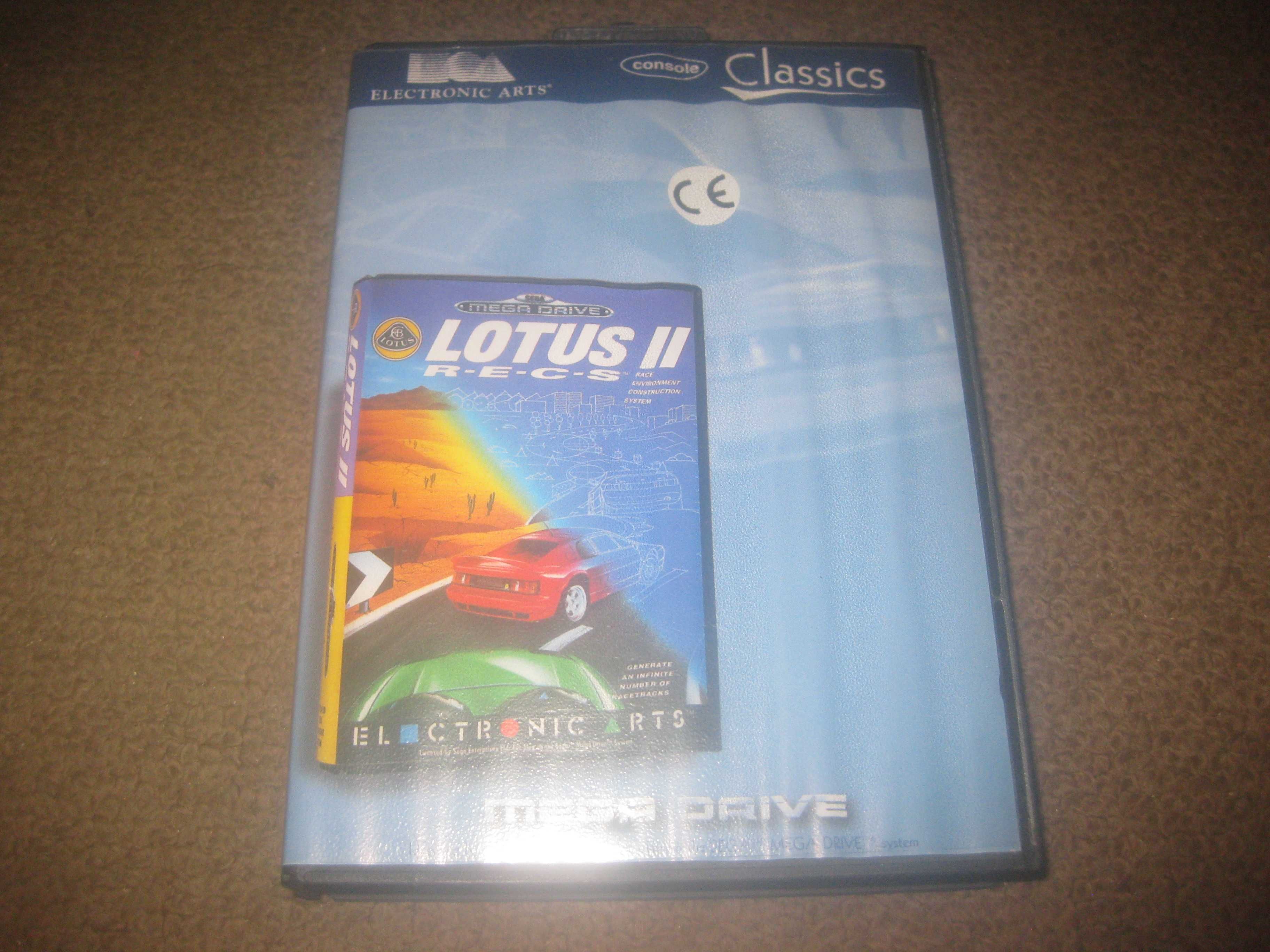 Jogo "Lotus II" para Sega Mega Drive/Completo!