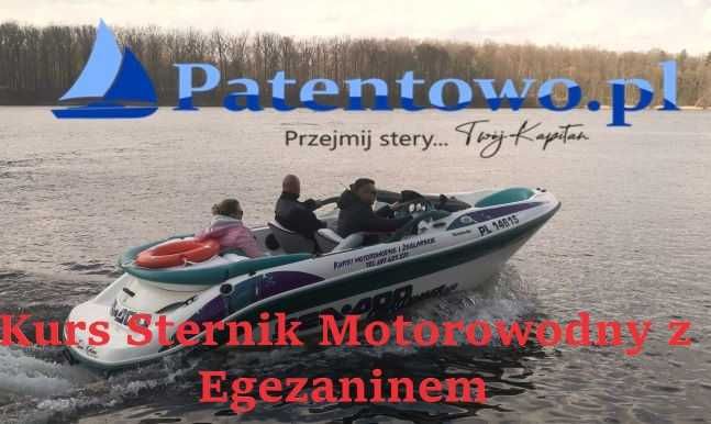 Kurs Sternik Motorowodny, Kurs Żeglarski, Motorówka, Skuter, Patent