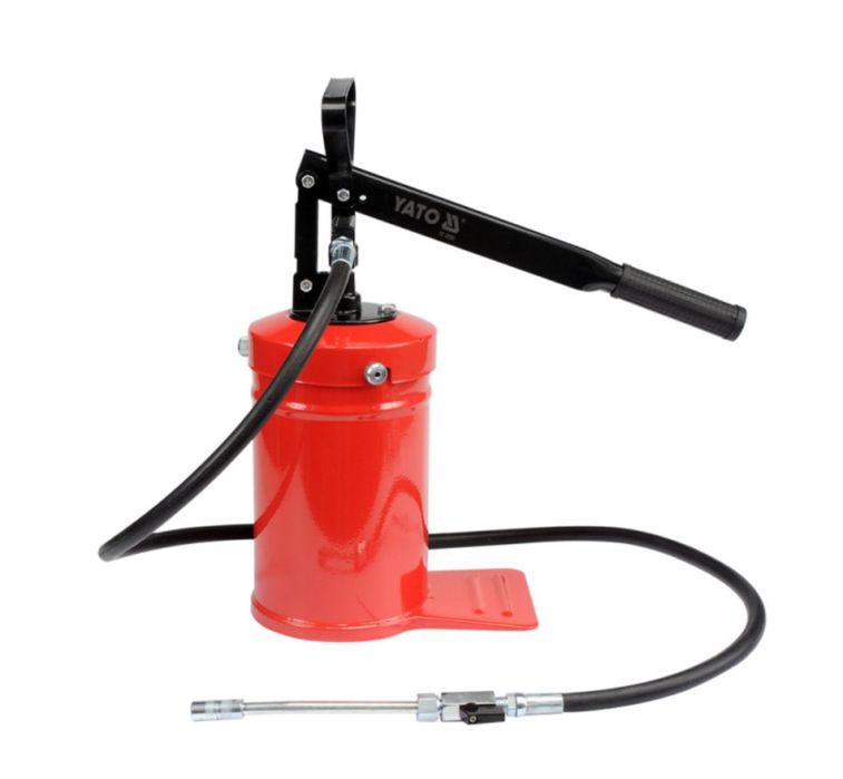 Нагнетатель смазки ручной 4 литра YATO YT-07061 шприцеватель ручний