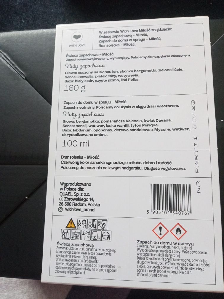 Zestaw prezentowy zestaw miłości