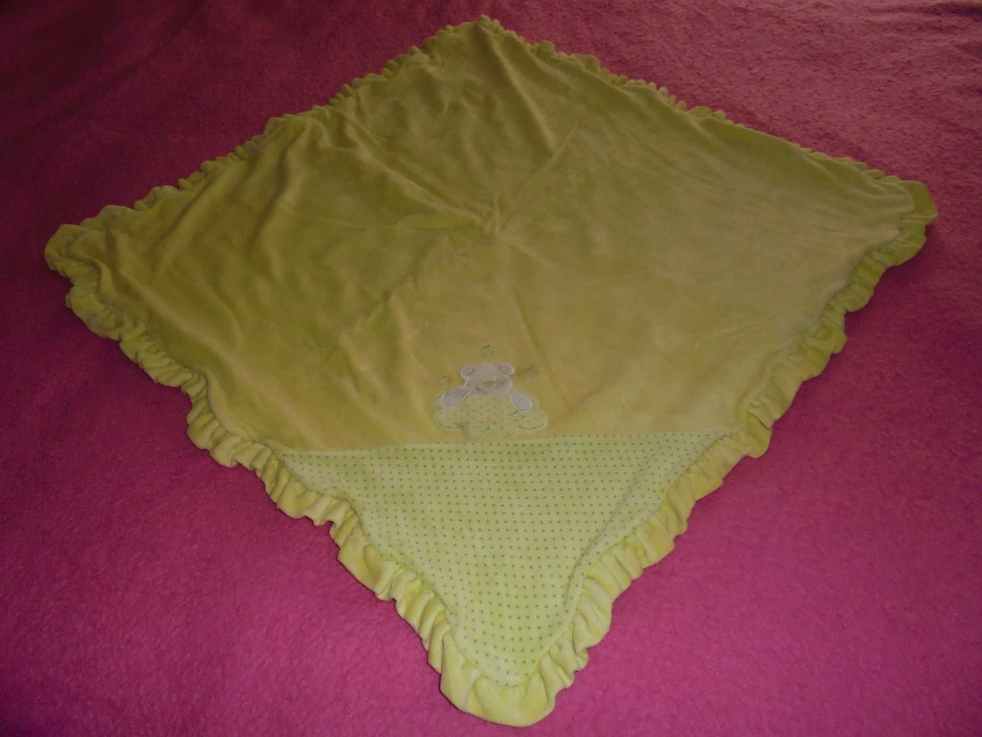 mantinha para bebé cor verde