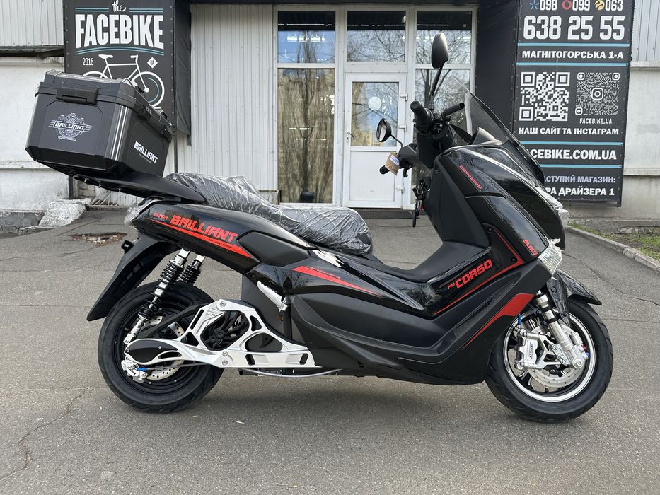Електричний мопед Corso Brilliant BR-808123 (2000W 72V/32Ah)