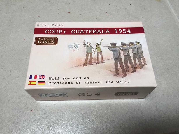 Coup: Guatemala 1954 - Jogo du tabuleiro