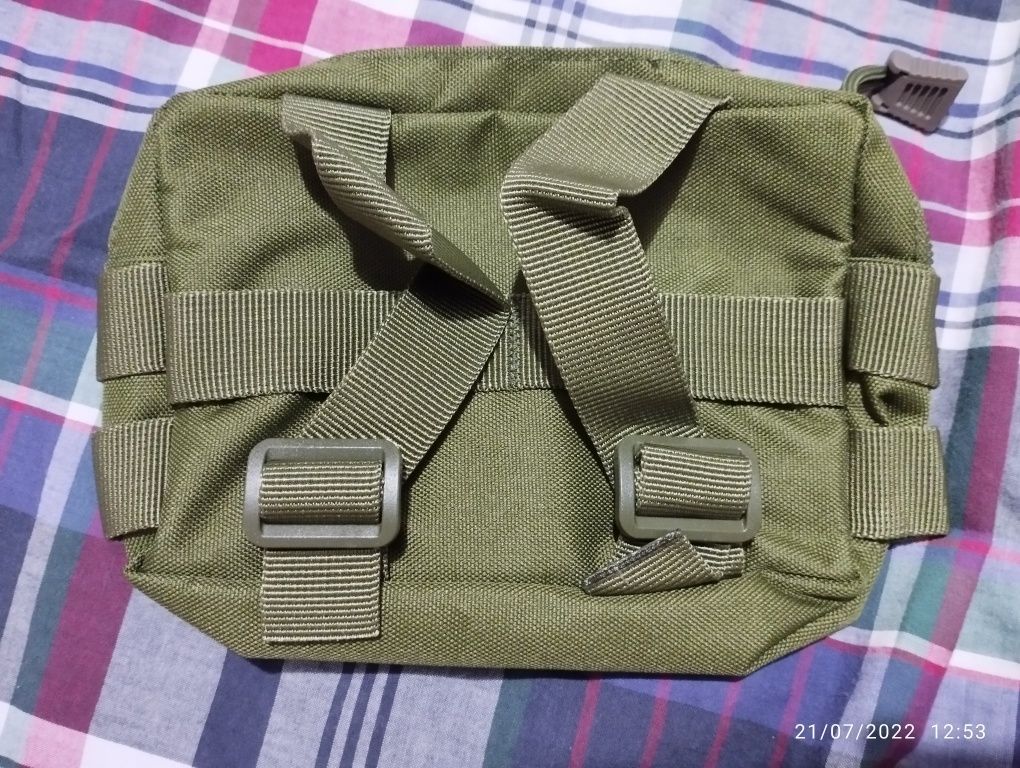 Bolsa militar com velcro