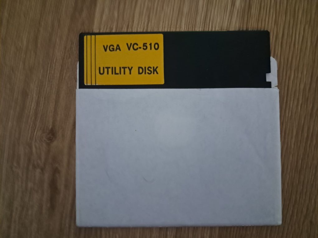 Dyskietka 5,25 cala - VGA VC-510 UTILITY DISK