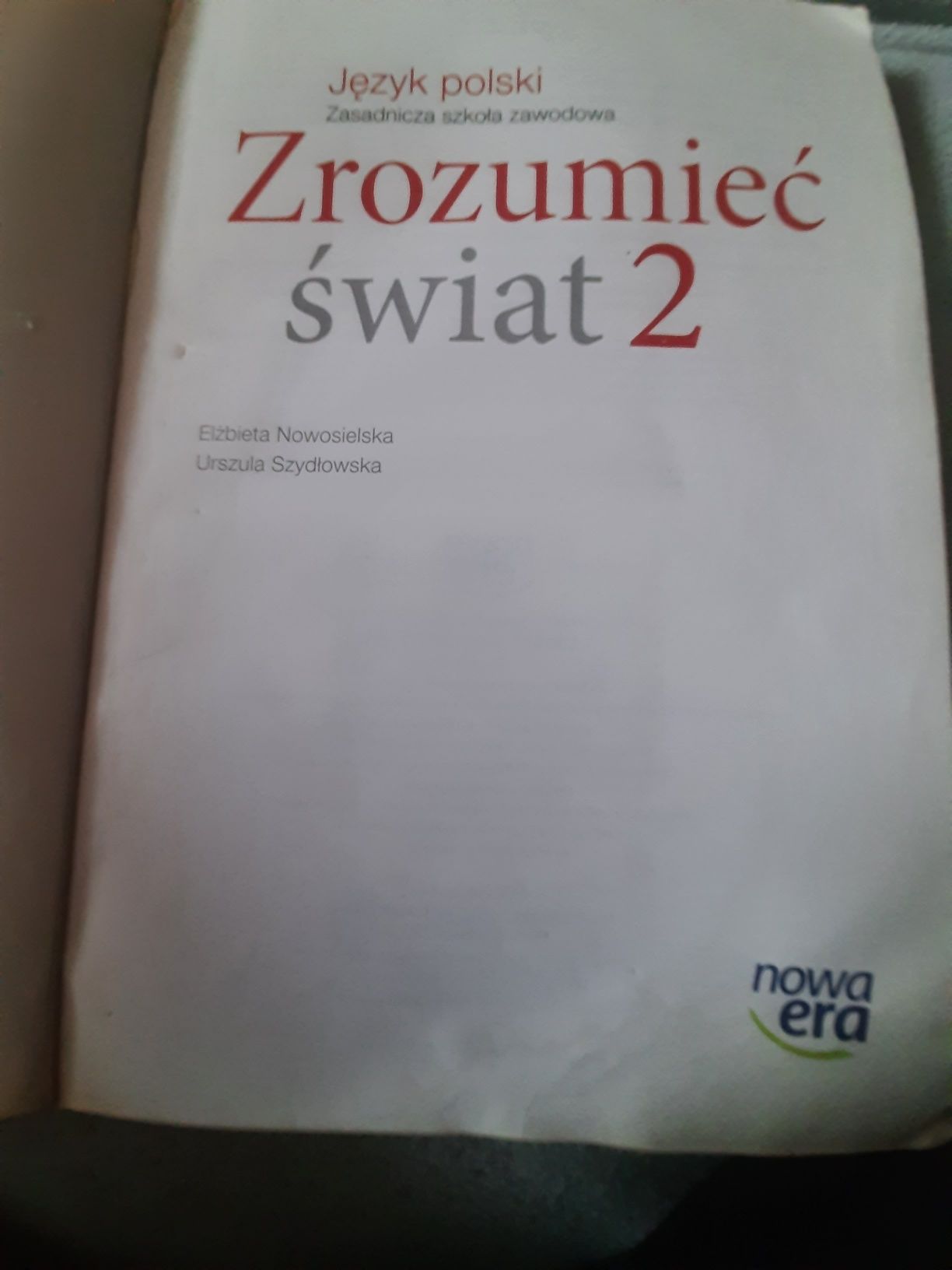 Podręcznik Język polski Zrozumieć świat 2