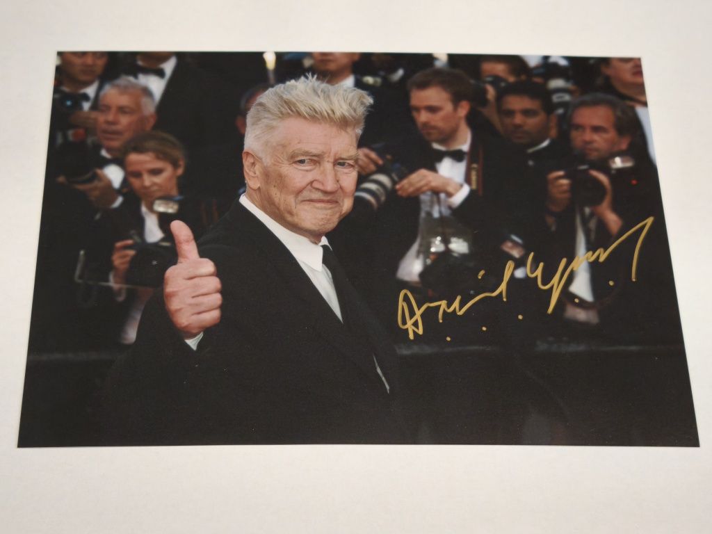 Автограф Дэвида Линча. David Lynch. Твин Пикс. Оригинал!