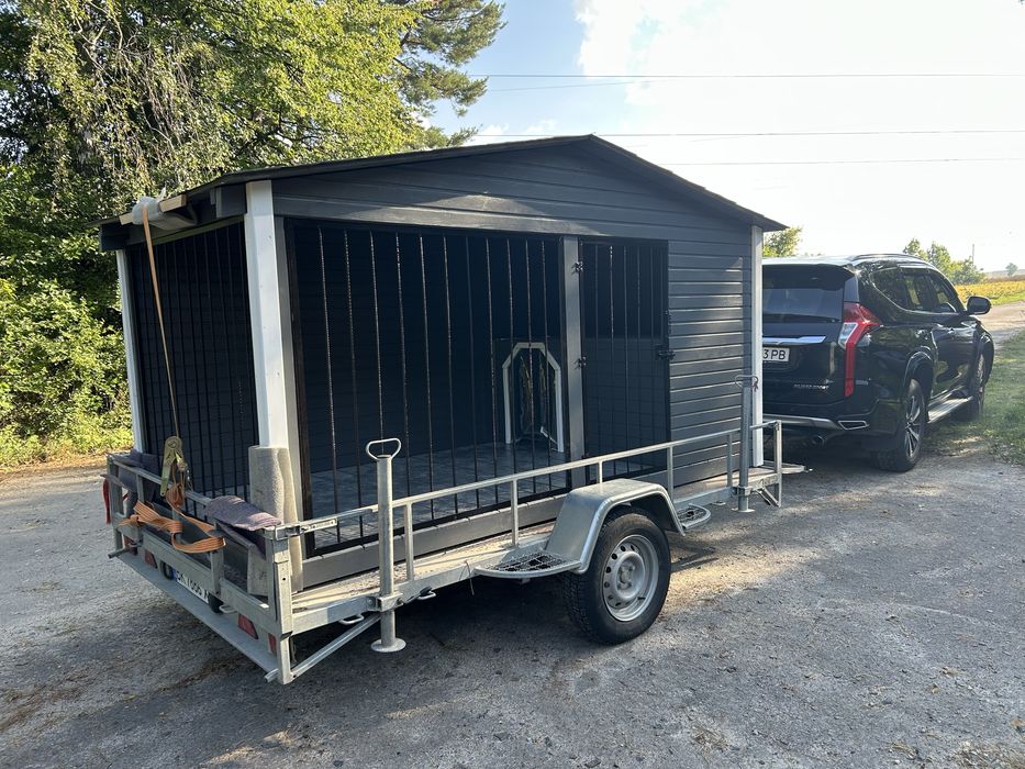 Величезний вольєр для собаки і котиків буда утеплена будка