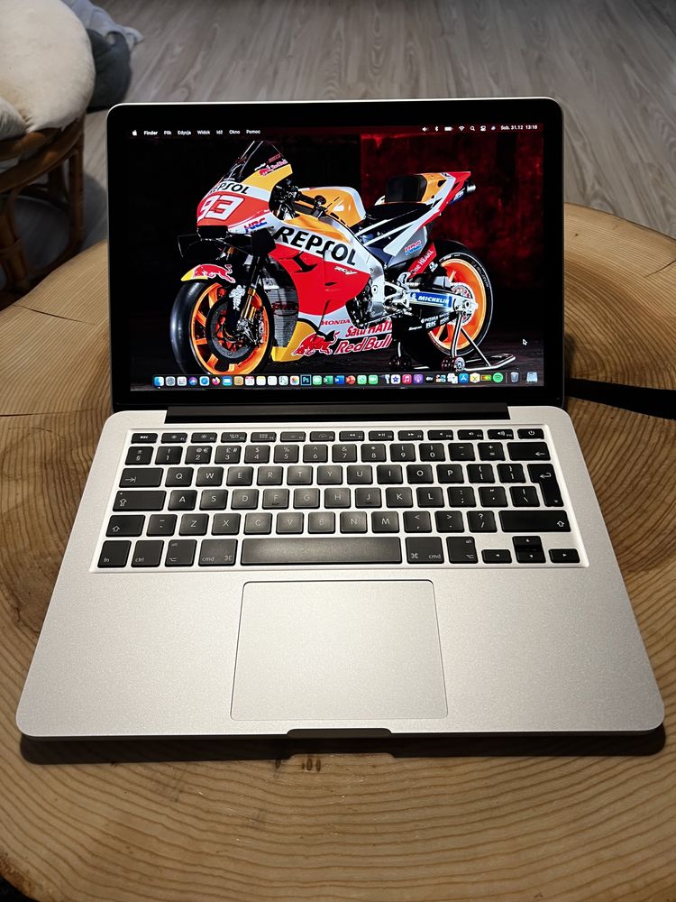 Apple MacBook Pro 13” (Retina mid 2014) bdb. stan,tylko 62 cykle